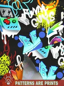 Tween Boy Casual Minimalist Letter & Cartoon Print Swim Trunks, Suitable For Summer