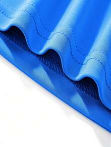 Manfinity Swimmode Men's Simple Letter Print Long Sleeve Surfing T-Shirt - Blue - View 3