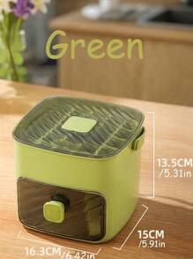 SHEIN 48格大冰桶家用多层制冰盒带抽屉式多用途制冰机手持按压式冰块模具 - 彩色 - 查看 12