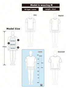 Manfinity ZONE917 Men's Street Style Patchwork Camouflage Color Block Loose Fit T-Shirt