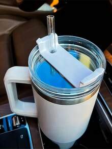 SHEIN 40 Oz Splash-Proof Lid Compatible With Stanley InsulatedTumbler, Fits And More Coffee Cups