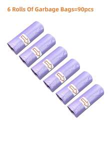 SHEIN 90 CÁI/6 Cuộn 30x22cm Túi đựng rác mini dùng một lần Túi đựng rác nhựa nhỏ cho nhà bếp, phòng tắm, văn phòng, nhà hàng, máy tính để bàn, vệ sinh, lưu trữ, lót thùng rác, chống rò rỉ, kiểm soát mùi hôi, nhà, du lịch, ô tô, cắm trại, vật dụng gia đình thiết yếu - Nhiều màu - Xem 9