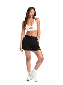 Tommy Hilfiger TJW SCRIPT SHORT EXT - Black - View 3