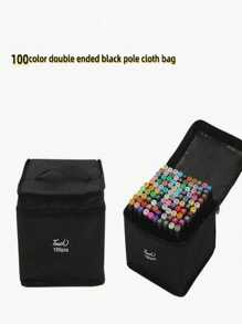 个性化 60/48/80/36/24 色双头丙烯颜料马克笔和水彩笔套装，专业动漫绘画设计美术用品返校 - 彩色 - 查看 18