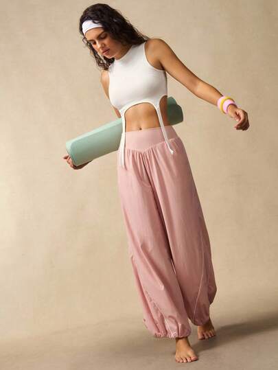 VARSIVA 女式休闲纯色宽松运动裤