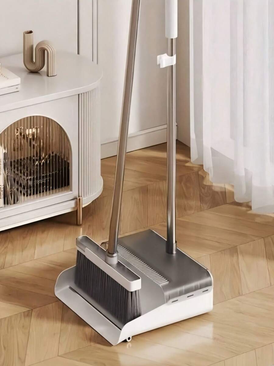 One Set Thickened Transparent Highgrade Easy Clean Household Wholesale Broom Dustpan Set Home Cleaning Supplies Sweeping Combo Essentials