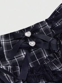 ROMWE EDITION Hime Gyaru 可爱甜美高腰蛋糕裙女款 - 彩色 - 查看 3