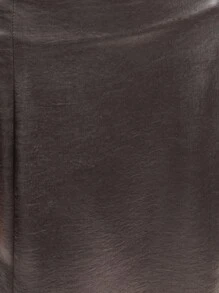 Nöista Fashionable Commuter Solid Color High Slit Skirt - Grey - View 3