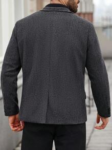 Manfinity Mode 大码男士休闲羊毛混纺西装外套，秋冬