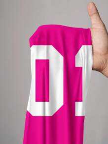 宽松休闲V领短袖T恤，适合青少年女孩，适合夏季