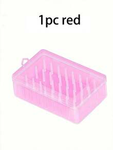 1PC 42 绕线缝纫线收纳盒，刺绣缝纫套装收纳盒，便携式大容量针架，便携式缝纫盒适用于 DIY 缝纫、刺绣和绗缝配件。