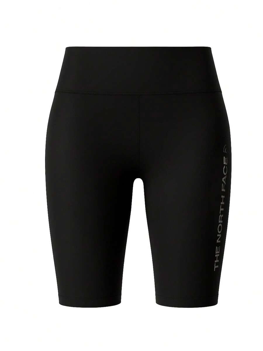 The North Face Shorts com estampa de letras e cintura larga - TNF PRETO - View 1