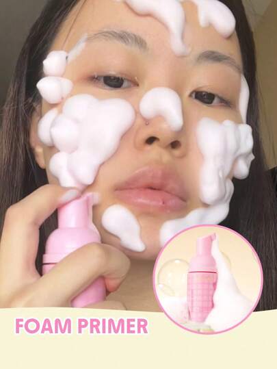 SHEGLAM Dream Foam Cloud Primer Brand Beauty Makeup Face Paint Cosmetic For Women Girls Perfect For Winter Spring Ideal For Y2K Fancy Fashion Suitable For Birthday Gift Party Ready Best Color