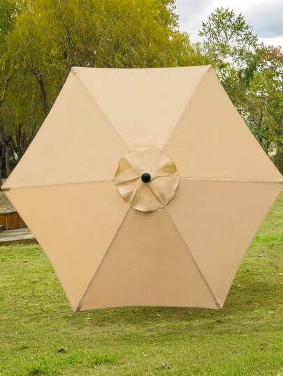 SHEIN 1 Piece Of Replacement Cloth For Roman Umbrella, Beach Umbrella, Sun Umbrella Cover Excluding Umbrella Frame. Please Refer To The Picture Size For Purchase.