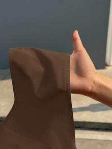 SHEIN EZwear Brown Woven Halter Neck Women's Blazer In Fall/Winter - Brown - View 8