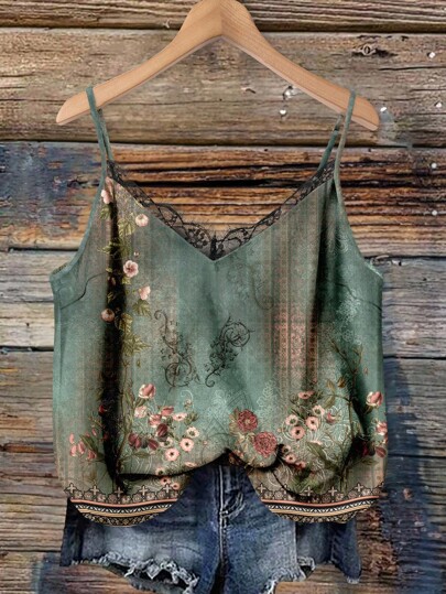 新品未使用　アンリアレイジ　PATCHWORK PRINT CAMISOLE PATCHWORK PRINT CAMISOLE｜ANREALAGE OFFICIAL ONLINE SHOP