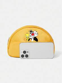 LOONEY TUNES X SHEIN Söt tecknad kuvertväska med tryck - Gul - Visa 3