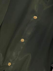 GlowEve Women's Solid Color Front Button Elegant Office Long Sleeve Shirt Fall Cloth For Women