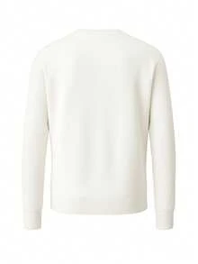 Hugo Boss Áo nỉ chui đầu cổ tròn dài tay thường ngày cho nam - 100 Trắng - Xem 5