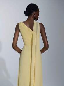 Elitara 伴娘礼服，秋季礼服 - 黃色 - 查看 4