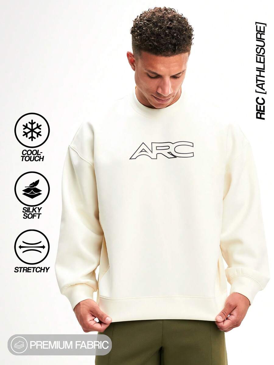 Ropa deportiva de estilo callejero con diseño de confianza y transpirable para después del entrenamiento - Beis - Ver 1