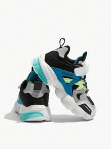 Cool Fashionable Kids' Autumn And Winter Warm & Comfortable Chunky Sneakers - Multicolor - View 5