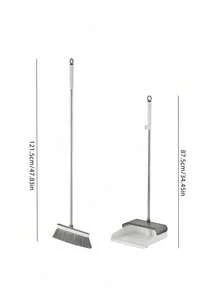 One Set Thickened Transparent Highgrade Easy Clean Household Wholesale Broom Dustpan Set Home Cleaning Supplies Sweeping Combo Essentials