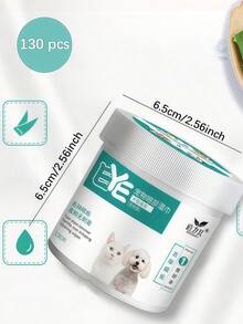 Pet - Specific Eye - Wipes, Which Can Gently Remove Tear Stains. 130 Pieces Per Pack, Suitable For Both Cats And Dogs.