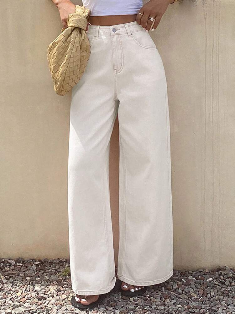 Women's Loose Casual Straight Leg Jeans, Summer New Arrival