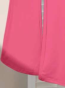 SHEIN Bộ 2 chiếc áo thun tay ngắn in hình trái tim giản dị và tối giản cho bé gái tuổi teen, màu hồng, mùa hè - Nhiều màu - Xem 6