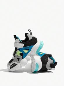 Cool Fashionable Kids' Autumn And Winter Warm & Comfortable Chunky Sneakers - Multicolor - View 11