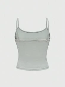 ROMWE Hippie 女式太阳印花罗纹修身休闲吊带背心