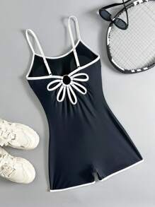 Swim SPRTY Women's Fashion Spaghetti Strap Backless Sexy One-Piece Swimsuit