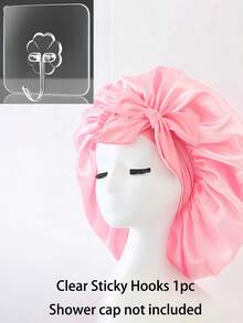 SHEIN Luxury Satin Silk Bandana With Adjustable Tie - Lightweight Hair Care Hat For All Night Comfort, Conditioning And Showering - Men's And Women's Bow Simulated Silk Beauty Hair Care Wide-Brimmed Hat Bandana Sleeping Hat - Multicolor - View 6