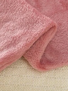 新生女婴礼品套装、长袖连脚裤、毛毯、围兜、帽子、可爱柔软家居服 - 彩色 - 查看 3