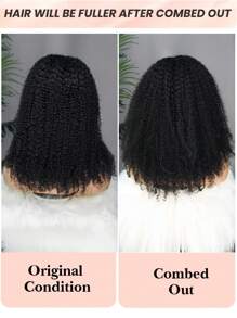 Jerry Curly Glueless Wig 4x4 Lace Closure Wigs Human Hair Per Cut Lace Human Hair Wigs For Women Wear And Go Glueless Wigs Natural Black Jerry Curly Wig Pre Plucked 180% Density - SNatural - View 6