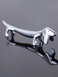 1 件不锈钢狗/鹿筷子架，日式可爱筷子架，汤匙架，刀叉架，腊肠犬餐具架，家居装饰，餐桌装饰，厨房，圣诞礼物