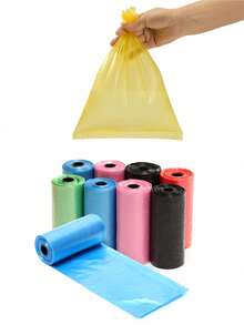 SHEIN 90 CÁI/6 Cuộn 30x22cm Túi đựng rác mini dùng một lần Túi đựng rác nhựa nhỏ cho nhà bếp, phòng tắm, văn phòng, nhà hàng, máy tính để bàn, vệ sinh, lưu trữ, lót thùng rác, chống rò rỉ, kiểm soát mùi hôi, nhà, du lịch, ô tô, cắm trại, vật dụng gia đình thiết yếu - Nhiều màu - Xem 7