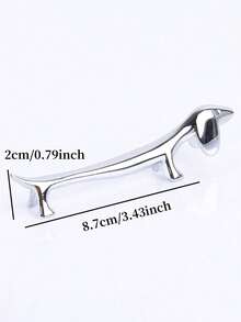 1 件不锈钢狗/鹿筷子架，日式可爱筷子架，汤匙架，刀叉架，腊肠犬餐具架，家居装饰，餐桌装饰，厨房，圣诞礼物