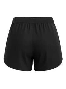 GYMSHARK KK Twins Woven Shorts - Black - View 2