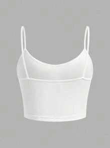 SHEIN EZwear 3入組女性貼身短版休閒背心，適合夏季穿著