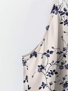 EMERY ROSE Plus Size Women Rose Flower Print Camisole