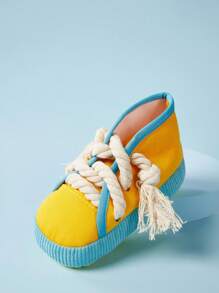 PETSIN Dog Toys Pet White Rope Slippers Sound Making Toys Dog Teeth Grinding Cleaning Teeth Built-In BB Airbag Round Ball Bell Various - Multicolor - View 13