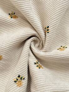 SHEIN Autumn And Winter Casual Fashion Versatile Loose Comfortable Wide Strap Maternity Jumpsuits - Apricot - View 7