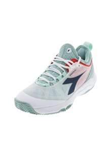Women Court Tennis Shoes Speed Blushield Fly 4 + - Clay 101179508 White - Pink - View 2