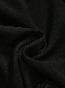 EDITION Váy đuôi cá ren thời trang thường ngày cỡ lớn cho nữ - màu đen - Xem 5