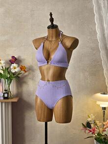 SHEIN Swim Beach Summer Outfits For Women, Bikini