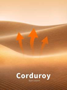 Manfinity Unisex 男士时尚休闲宽松拼接灯芯绒长袖衬衫，适合年轻日常穿着、上学、秋冬季节以及情侣装。