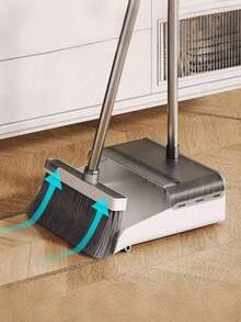 One Set Thickened Transparent Highgrade Easy Clean Household Wholesale Broom Dustpan Set Home Cleaning Supplies Sweeping Combo Essentials