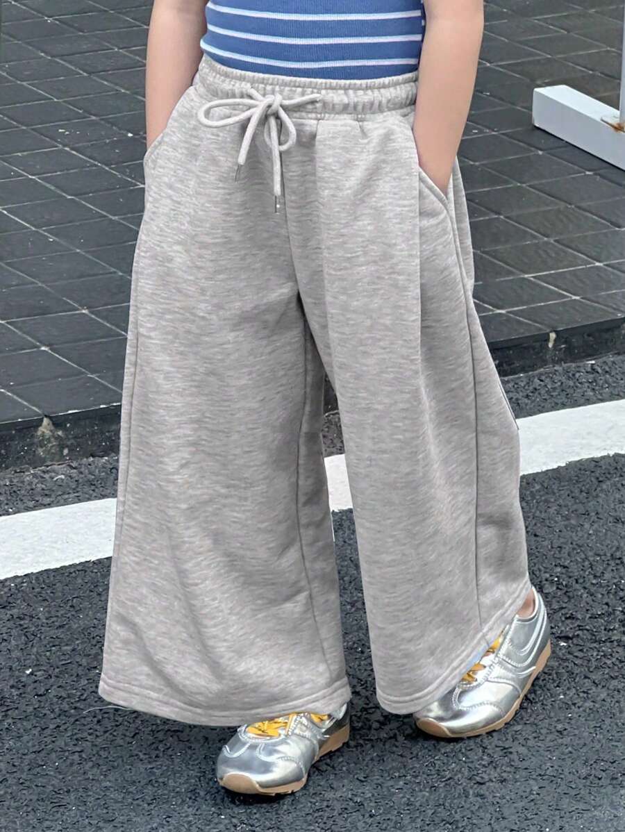 Dazy Kids Young Girl Girls Elastic Waist Knitted Pants, Autumn